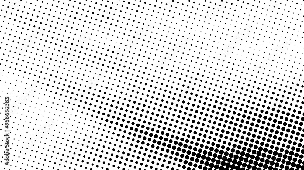 abstract halftone dots background Pop art template texture Vector illustration