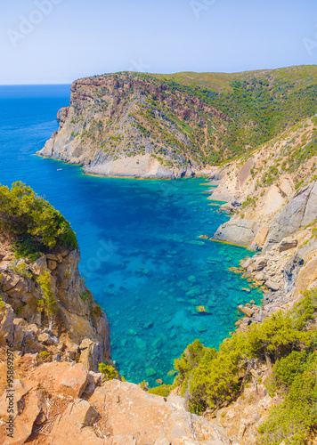 Sardegna (Italy) - The worderful south coast of Sardinia region, in the area of Sulcis, province of Cagliari. Here in particular the Cala Canal Grande hiking path
