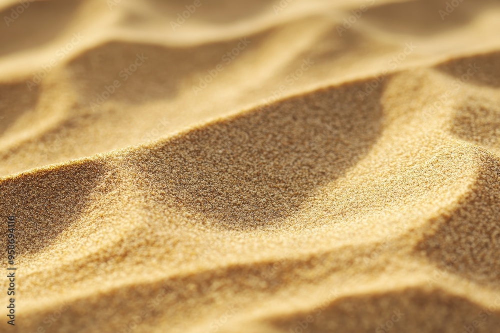 Close-up View of Golden Sand Dune Close-up View of Golden Sand Dune