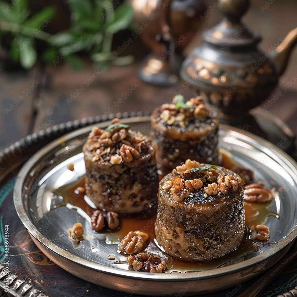 Ranginak - Date and walnut dessert. Ranginak - Date and walnut dessert.