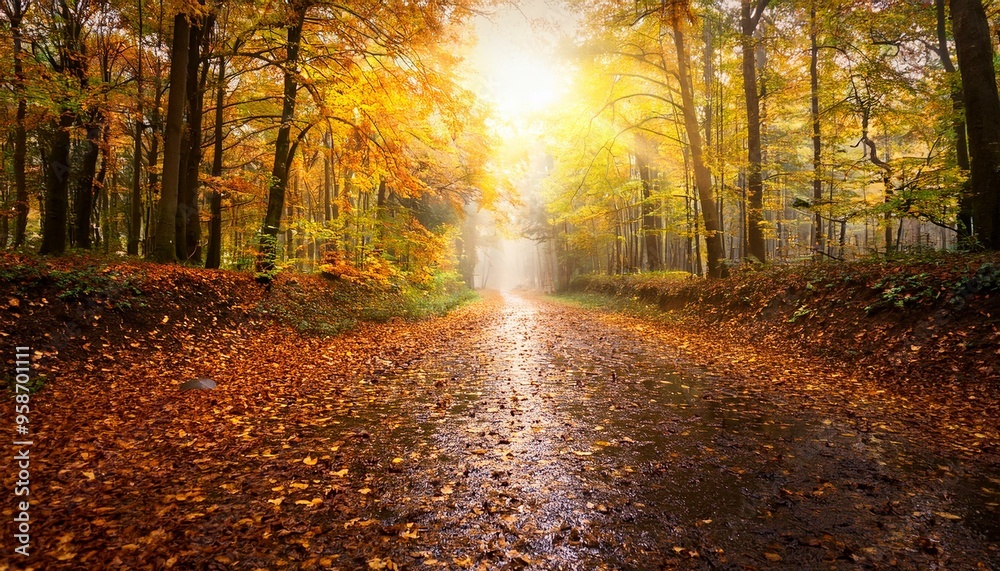 Autumn Forest Path Autumn Forest Path