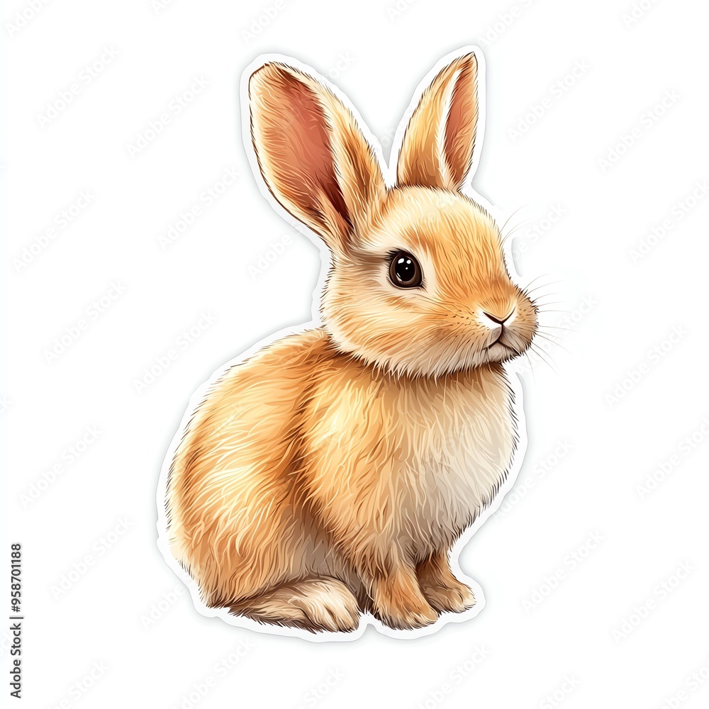 A cute and fluffy rabbit with soft fur, perfect for adding charm to any design or project. Ideal for animal lovers. A cute and fluffy rabbit with soft fur, perfect for adding charm to any design or project. Ideal for animal lovers.