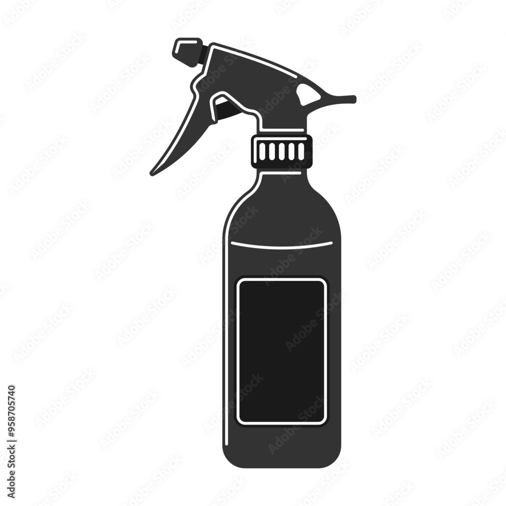 Hair Shaving Spray Illustration Hair Shaving Spray Illustration