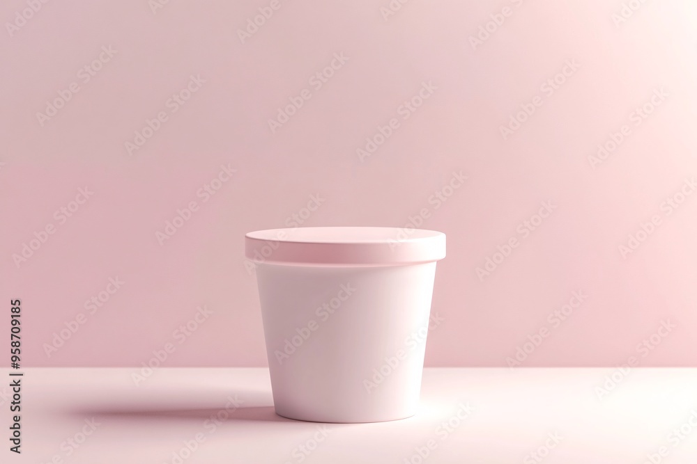 Pink and White Product Display Mockup Pink and White Product Display Mockup