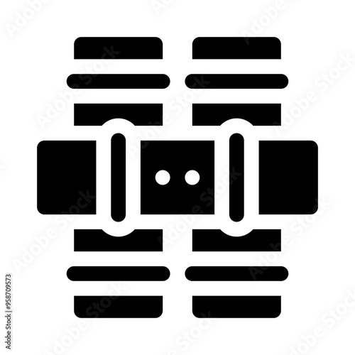 piping glyph icon