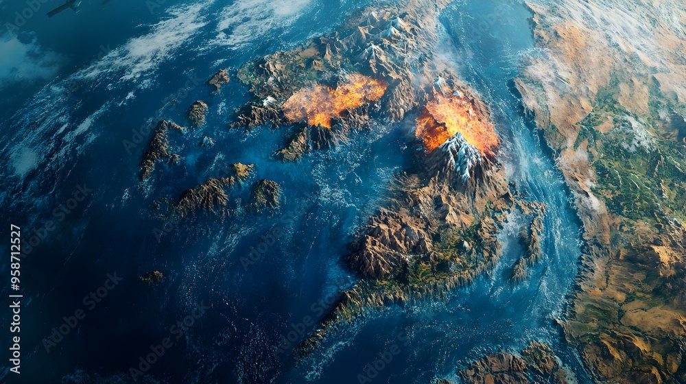 Simulated Breakup and Formation of Continents Due to Tectonic Plate Movement Simulated Breakup and Formation of Continents Due to Tectonic Plate Movement