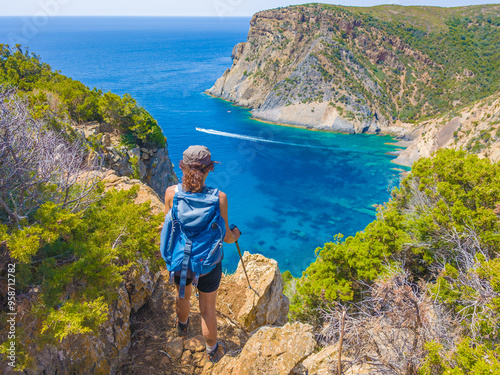 Sardegna (Italy) - The worderful south coast of Sardinia region, in the area of Sulcis, province of Cagliari. Here in particular the Cala Canal Grande hiking path
 photo