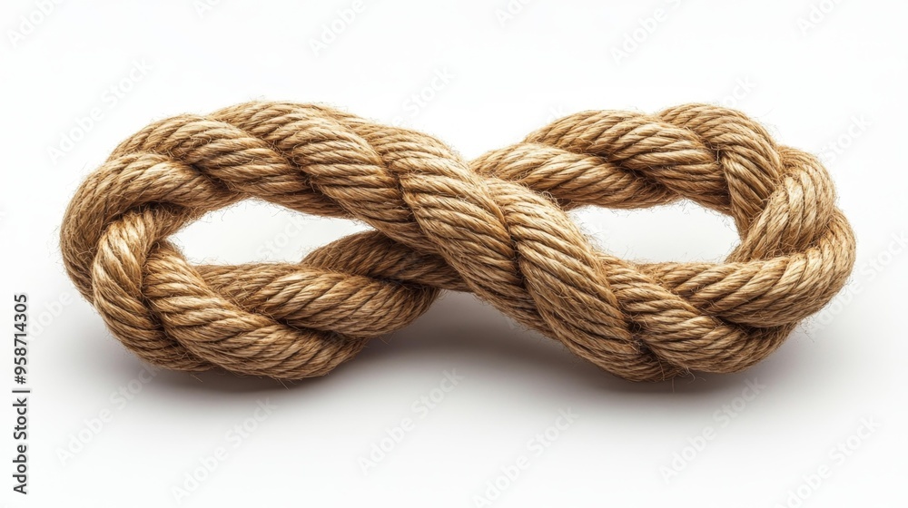 Infinity Knot Rope Symbol Generative AI