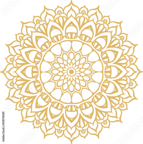 Mandala Design round