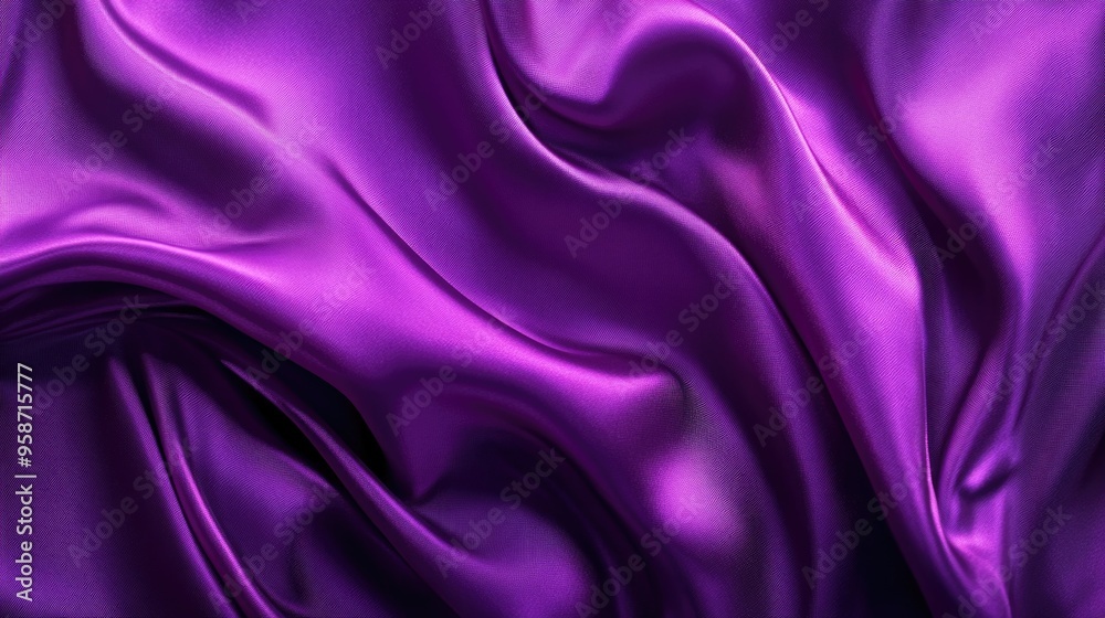 Luxurious Purple Silk Fabric Luxurious Purple Silk Fabric