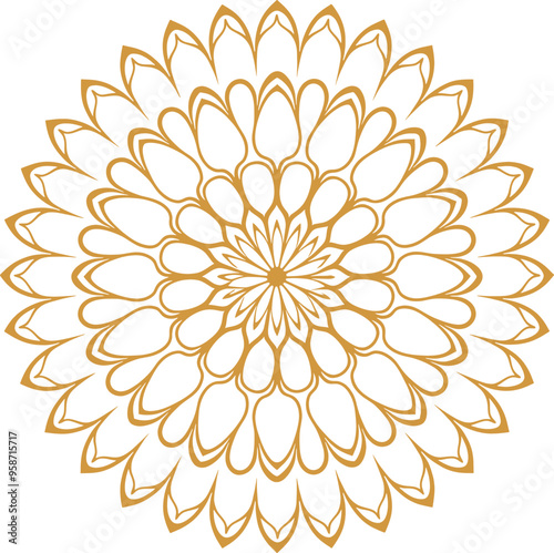 Mandala Design round