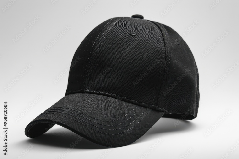 High-Resolution Black Baseball Cap on White Background
High-Resolution Black Baseball Cap on White Background