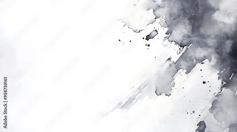 Obraz premium Vibrant Watercolor Background with Soft Hues Perfect for Creative Projects
