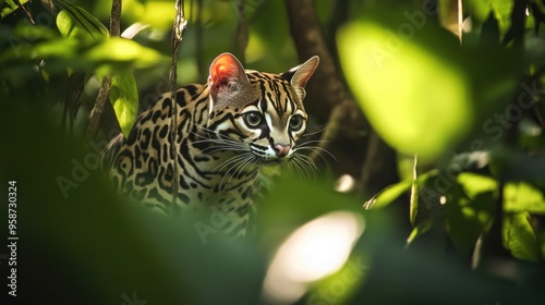 Margay Cat in the Jungle