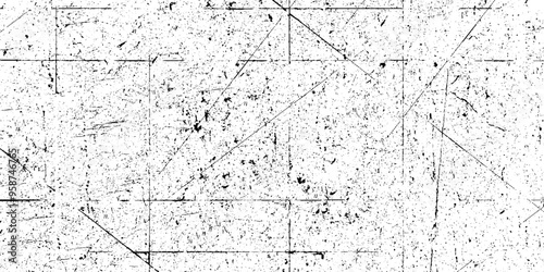 Grunge black and white crack paper texture design and texture of a concrete wall with cracks and scratches background .. Vintage abstract texture of old surface. Grunge texture for make poster	