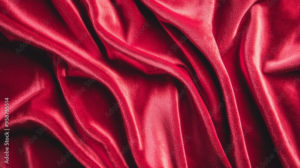Luxurious Velvet Texture in Deep Rich Color with Subtle Sheen, Close-Up Shot with Copy Space for Text Luxurious Velvet Texture in Deep Rich Color with Subtle Sheen, Close-Up Shot with Copy Space for Text