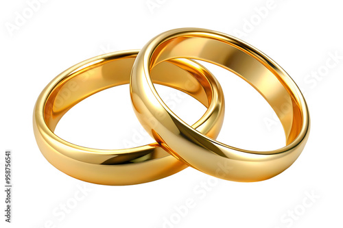 Polished Golden Wedding Rings With a Warm Glow