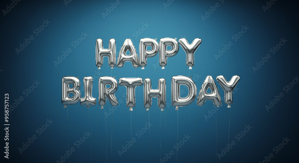 Balloons for birthday celebration decoration with party theme and festive atmosphere Balloons for birthday celebration decoration with party theme and festive atmosphere