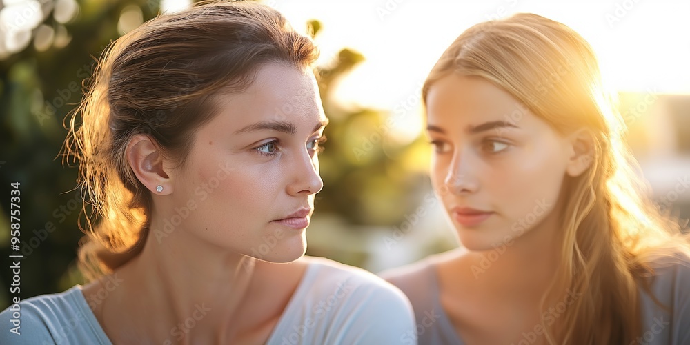 Close-up of a mother and daughter in therapy, supporting each other through difficult situations, deep emotional connection, healing together, soft natural light, selective focus
Close-up of a mother and daughter in therapy, supporting each other through difficult situations, deep emotional connection, healing together, soft natural light, selective focus