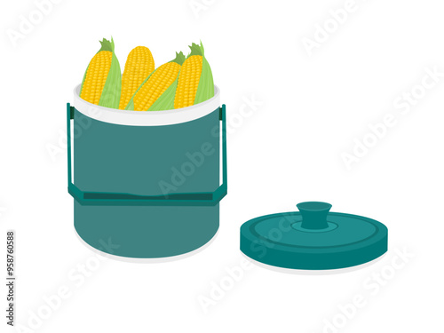 canteen on a white background.