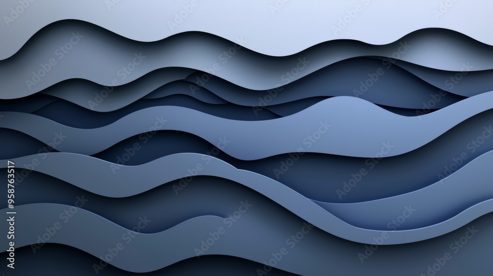 Minimalist abstract background. Futuristic layout of a metaverse