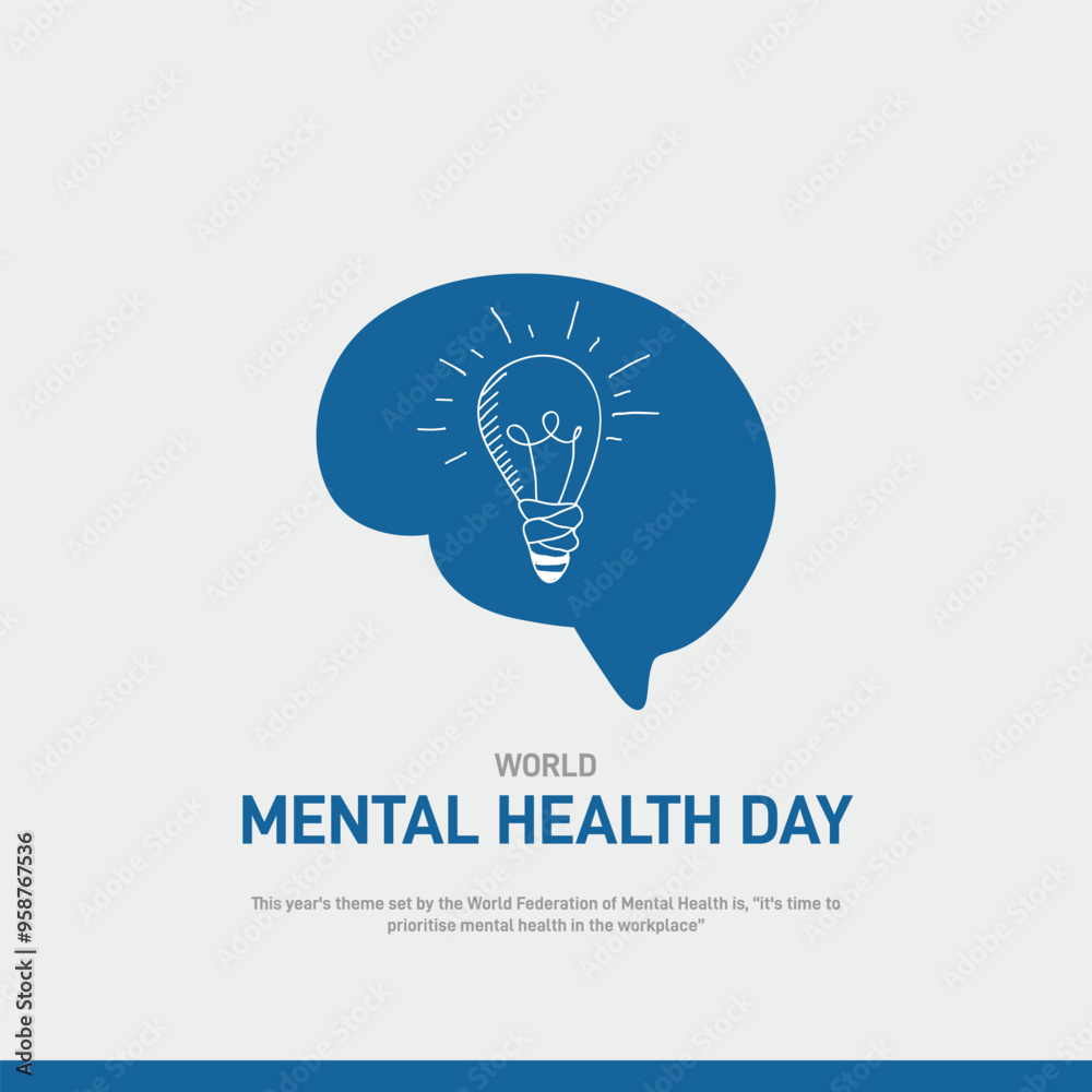 world mental health day. world mental health day creative poster, banner, social media, background, template, postcard design etc. world mental health day. world mental health day creative poster, banner, social media, background, template, postcard design etc.