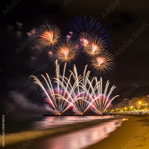 New years´s eve in Rio de Janeiro - Fireworks 
