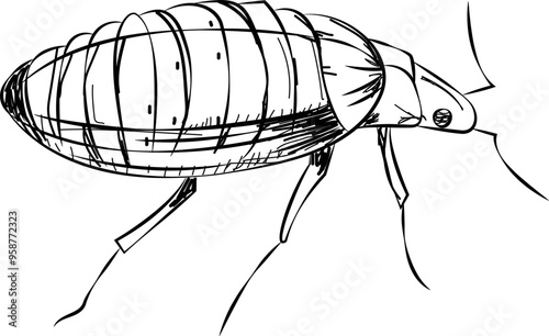 insect, insect picture, insect icon, insect about to fly, insect line art,
