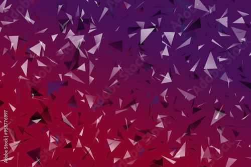 Gradient random triangle website background - abstract vector graphic design with triangles