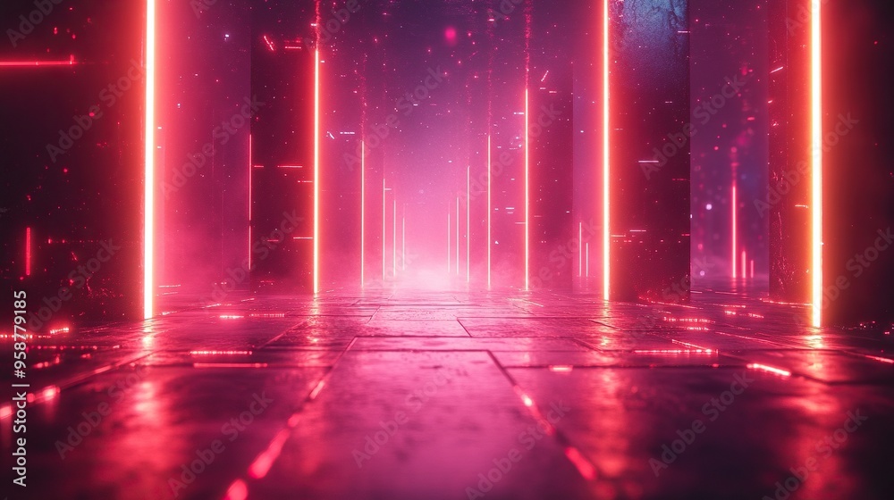 abstract futuristic neon backgroun with glowing ascending lines fantastic wallpaper abstract futuristic neon backgroun with glowing ascending lines fantastic wallpaper