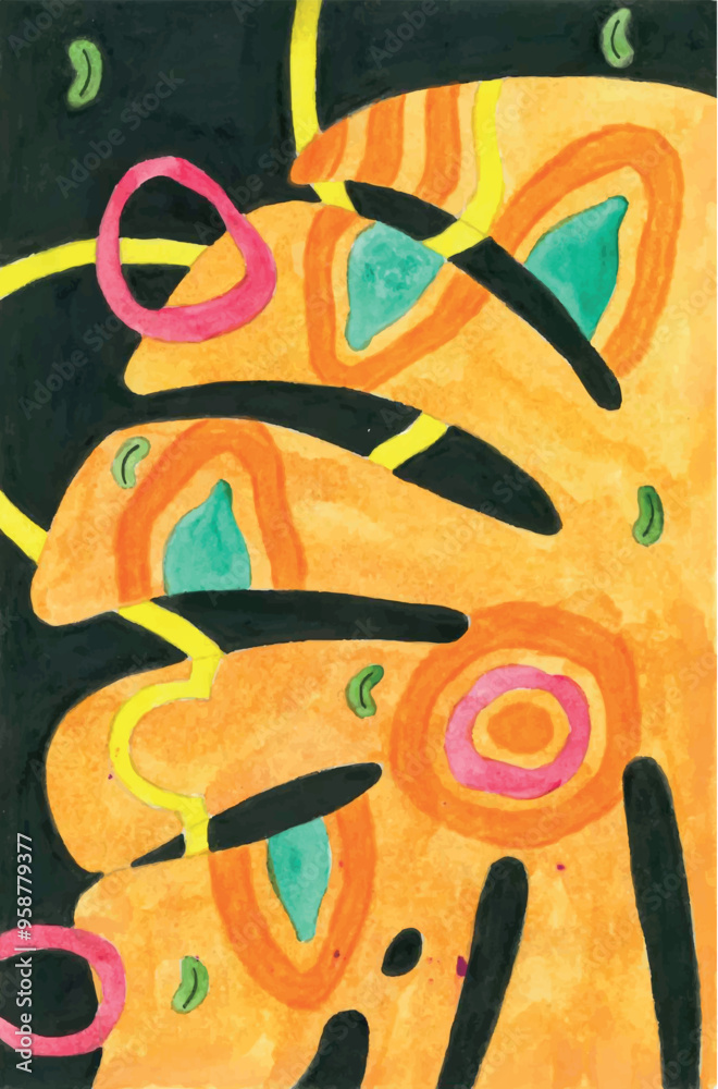 Obraz premium Motif floral