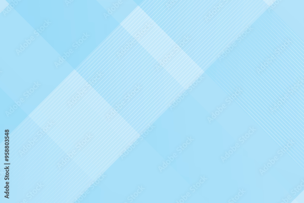 Abstract soft blue background. Simple geometric design. Minimal shapes. Vector illustration