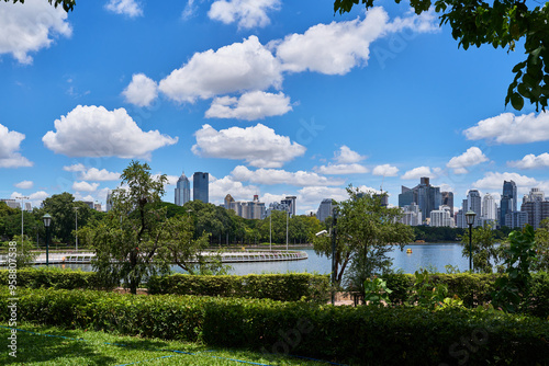 Benjakitti Park in Bangkok, Thailand	 photo