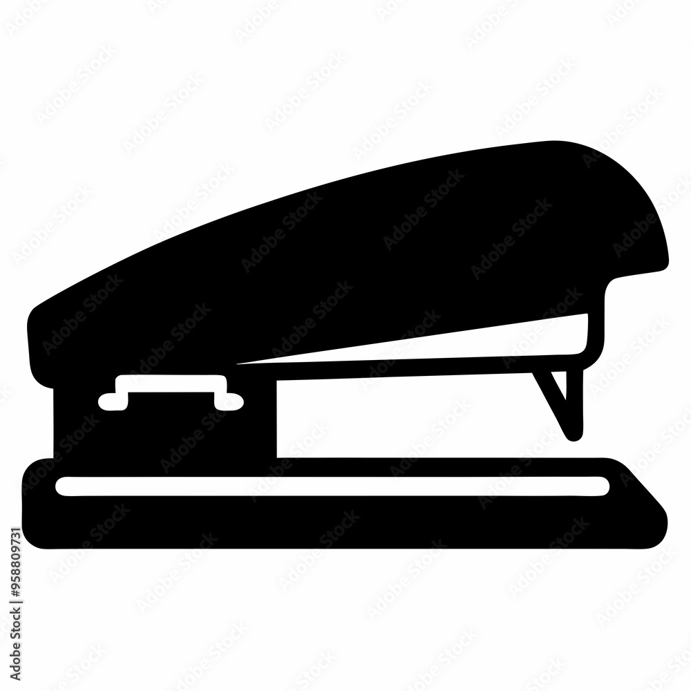 Stapler Black silhouette