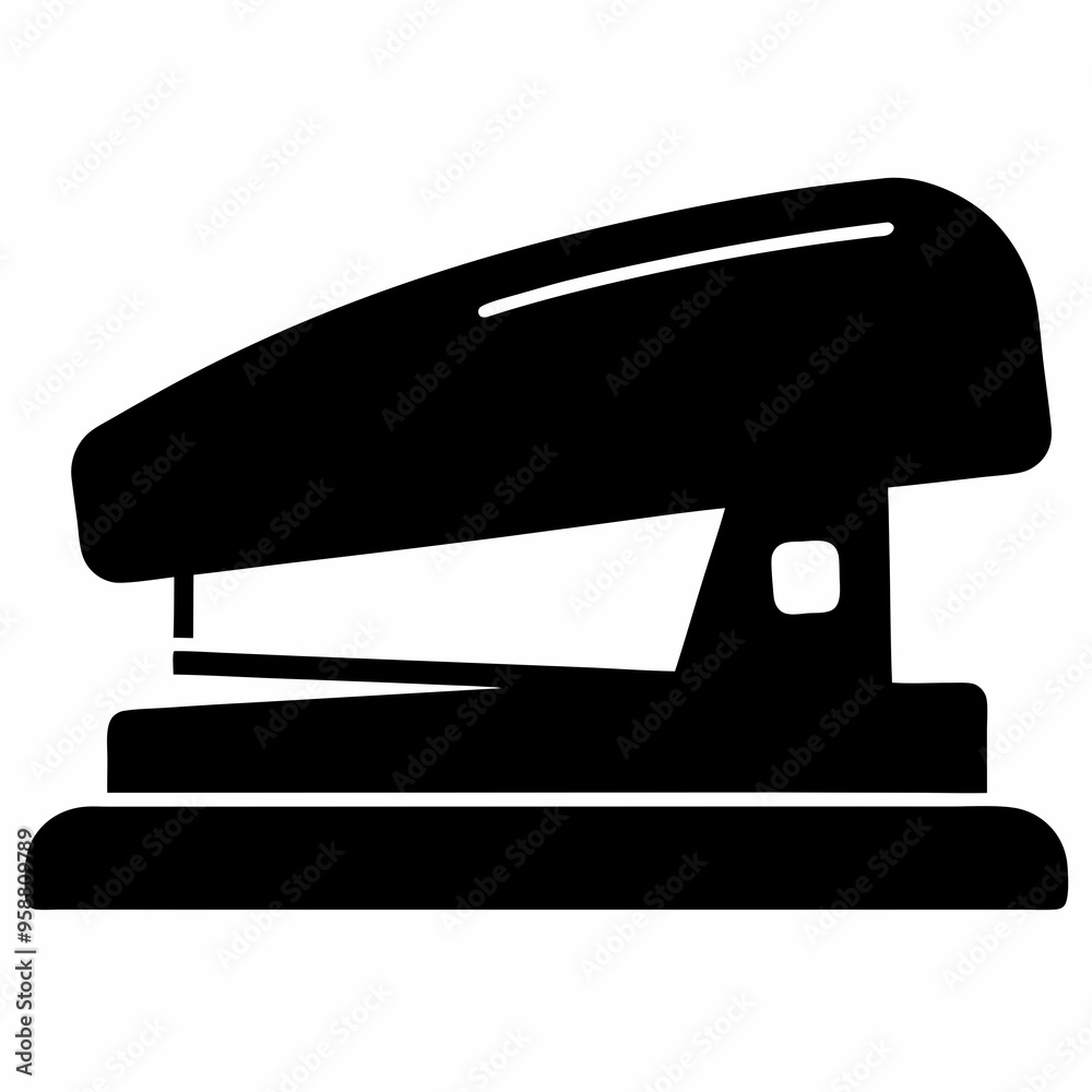 Stapler Black silhouette Stapler Black silhouette