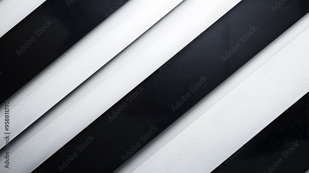 Bold Black Diagonal Stripe with Intricate Geometric Patterns on White Background Bold Black Diagonal Stripe with Intricate Geometric Patterns on White Background
