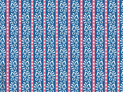 VERTICAL AJRAKH PATTERN AND BLOCK PRINT BATIK PRINT BACKGROUND DIGITAL PRINTING TEXTILE PATTERN