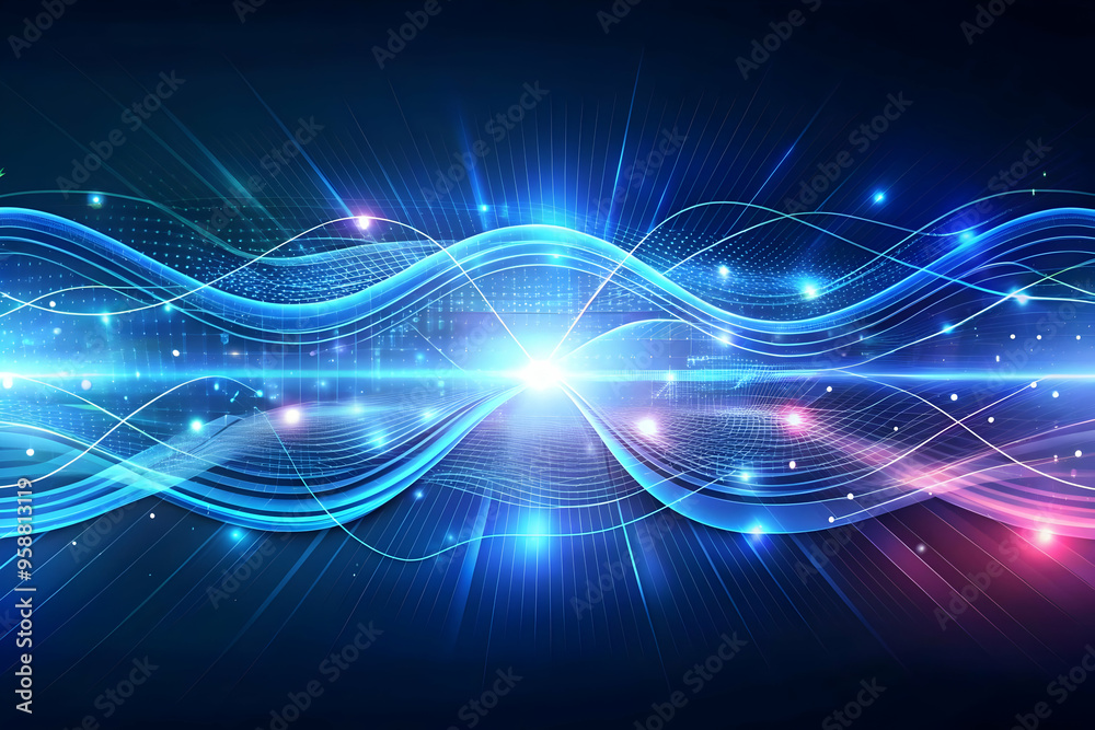 AI Powered Customer Experience: Vibrant Abstract Digital Art Displaying Innovative Personalization and Efficiency in Customer Service AI Powered Customer Experience: Vibrant Abstract Digital Art Displaying Innovative Personalization and Efficiency in Customer Service