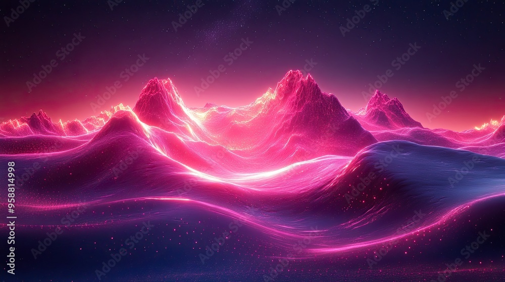 aesthetic minimalist wallpaper surreal landscape rocky mountains an neon dynamic lines in motion flowing energy concept glowing trajectory path abstract futuristic background aesthetic minimalist wallpaper surreal landscape rocky mountains an neon dynamic lines in motion flowing energy concept glowing trajectory path abstract futuristic background