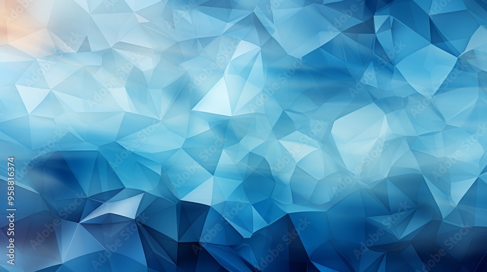 Abstract Blue and White Geometric Background Abstract Blue and White Geometric Background