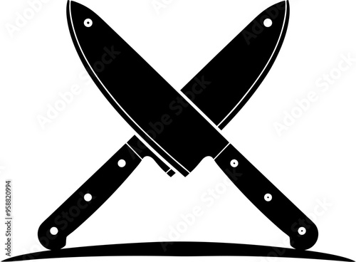 Butchery Logos,knife icon logo vector