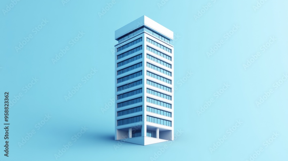 Modern Minimalist Skyscraper Modern Minimalist Skyscraper