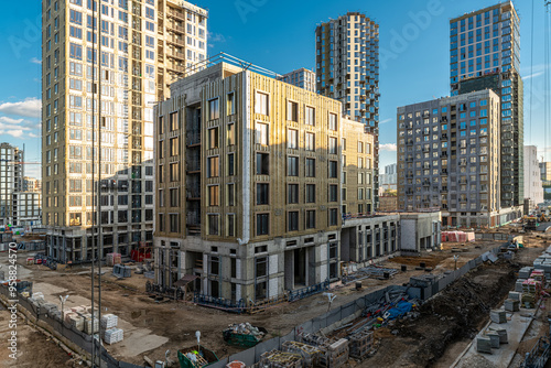 construction of a residental building