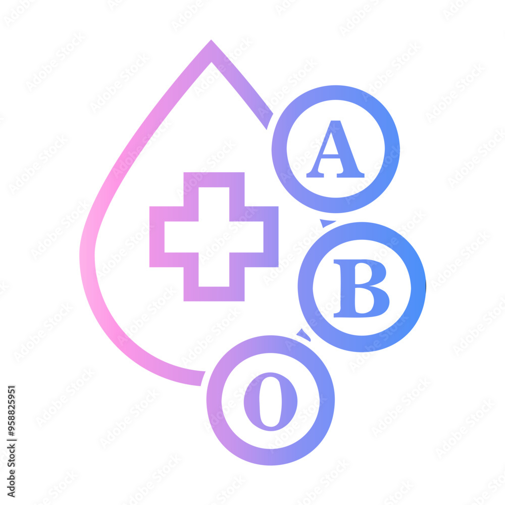 Obraz premium blood type