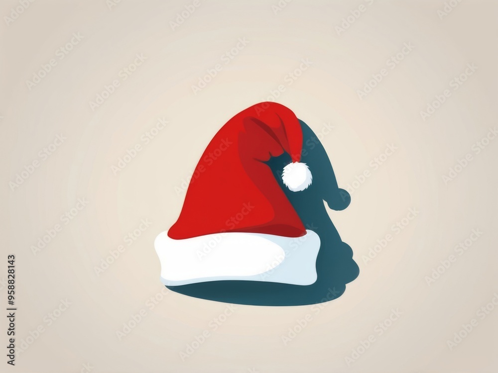 A single Santa Claus hat with a shadow, placed on a plain background, emphasizing the simplicity and elegance of the design 🎅🏻
A single Santa Claus hat with a shadow, placed on a plain background, emphasizing the simplicity and elegance of the design 🎅🏻
