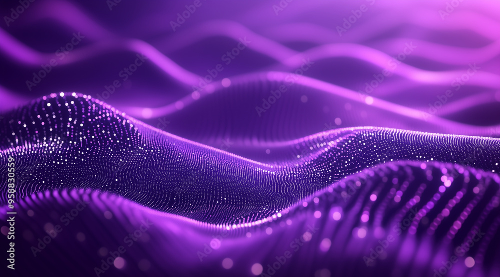 3d hi-tech green circular dots topography futuristic background, 3d particles geometrical premium business tech background. Beautiful simple AI generated image