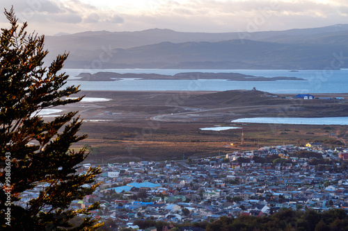 Ushuaia, a corner of the city, Tierra del Fuego, Argentina, South America.