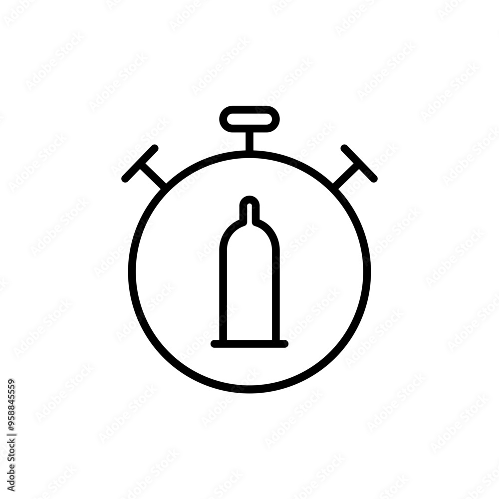 coitus interruptus line icon coitus interruptus line icon