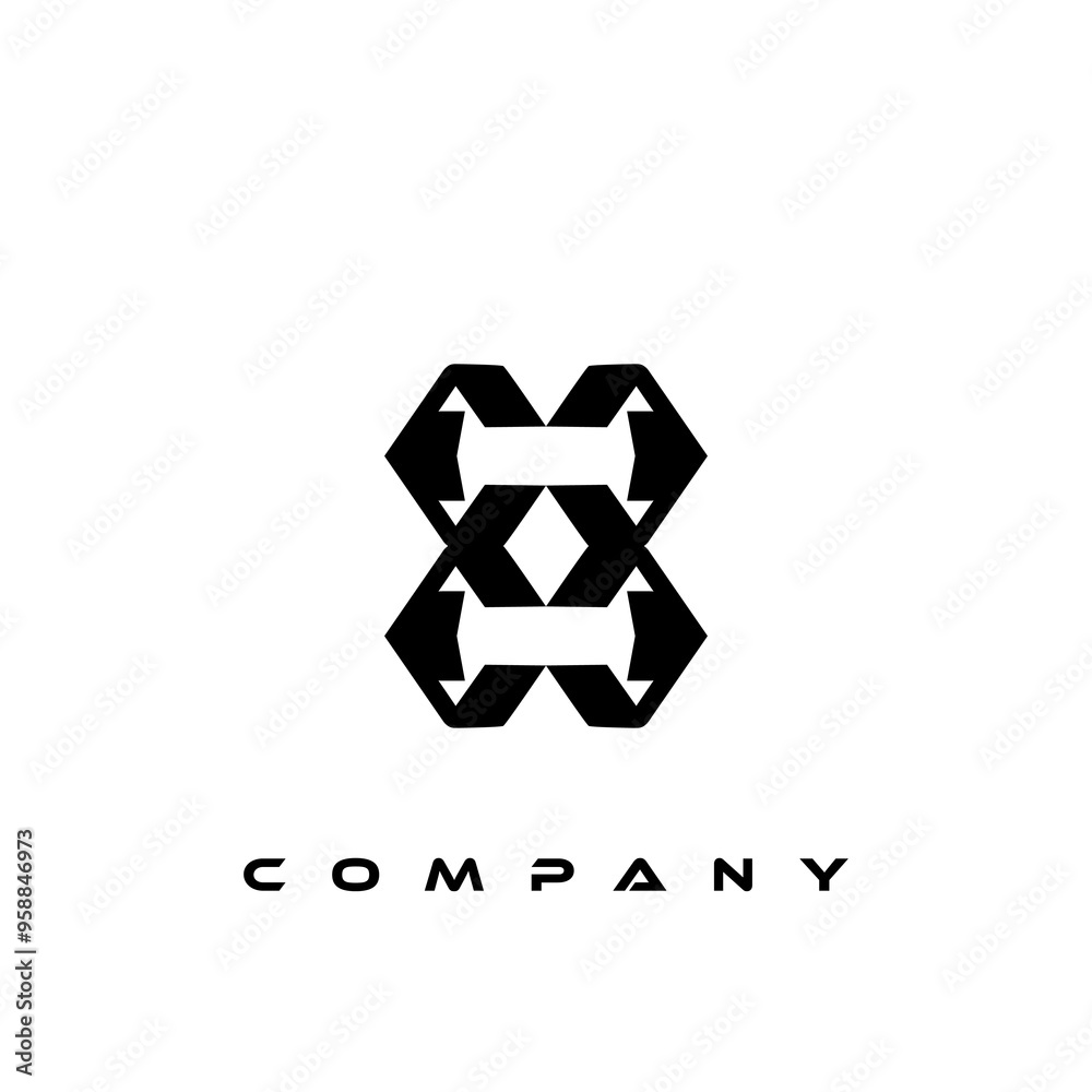 Elegant and minimalist abstract logo design Elegant and minimalist abstract logo design