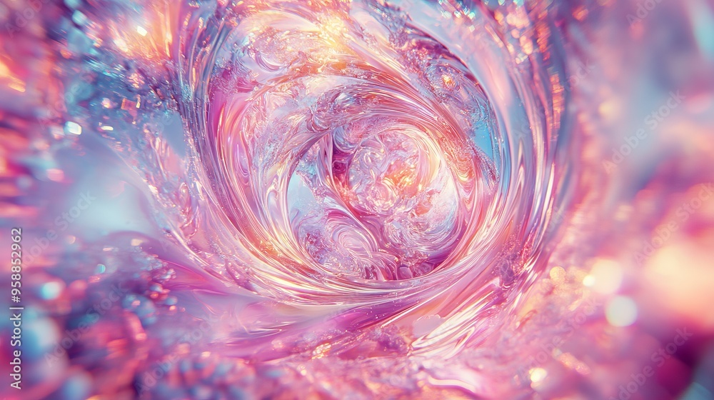 pink twisted hologram pink twisted hologram